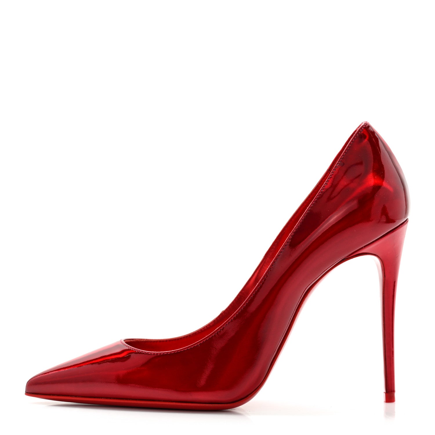 Christian Louboutin Metallic Patent Psychic So Kate 100 Pumps 36 Loubi 1 of 8