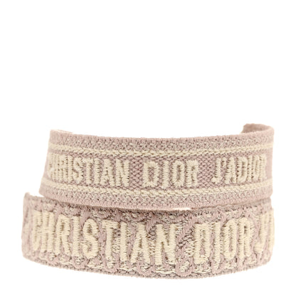 Christian Dior Woven Cotton J'Adior Friendship Bracelet Set Pink 1 of 4