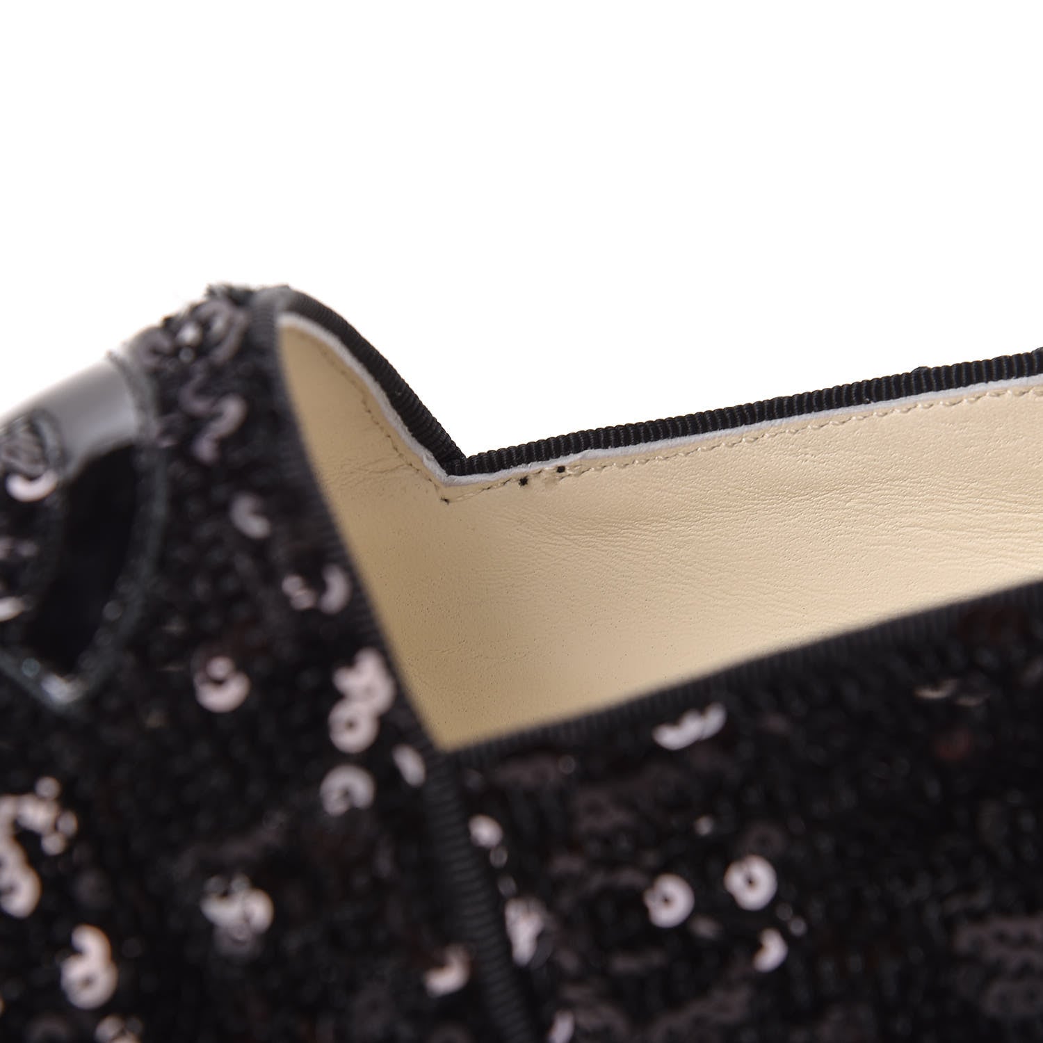 Chanel Patent Sequin CC Espadrilles 40 Black 9 of 13