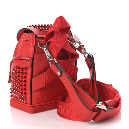 Christian Louboutin Calfskin Spiked Mini Explorafunk Keyring Bag Loubi 2 of 7
