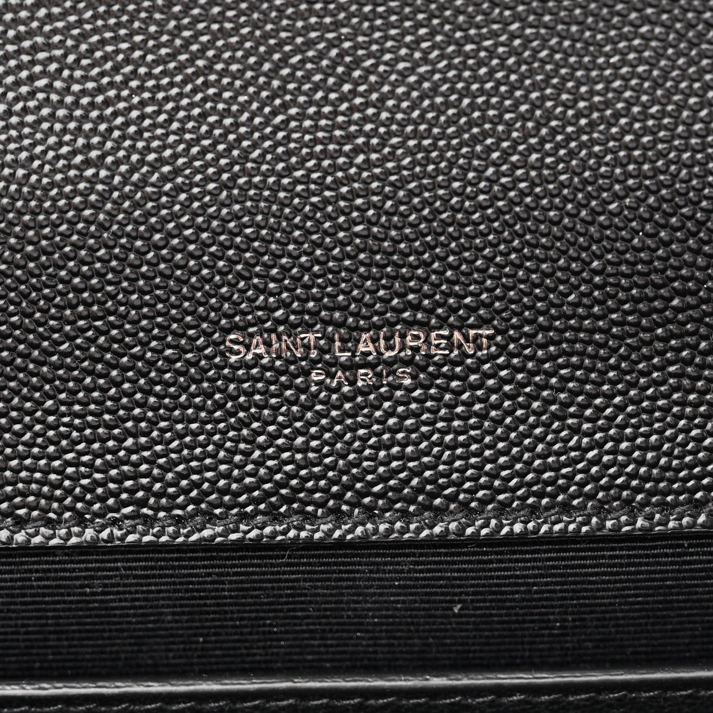 Grain De Poudre Textured Mixed Matelasse Triquilt Medium Monogram Monochrome Satchel Black