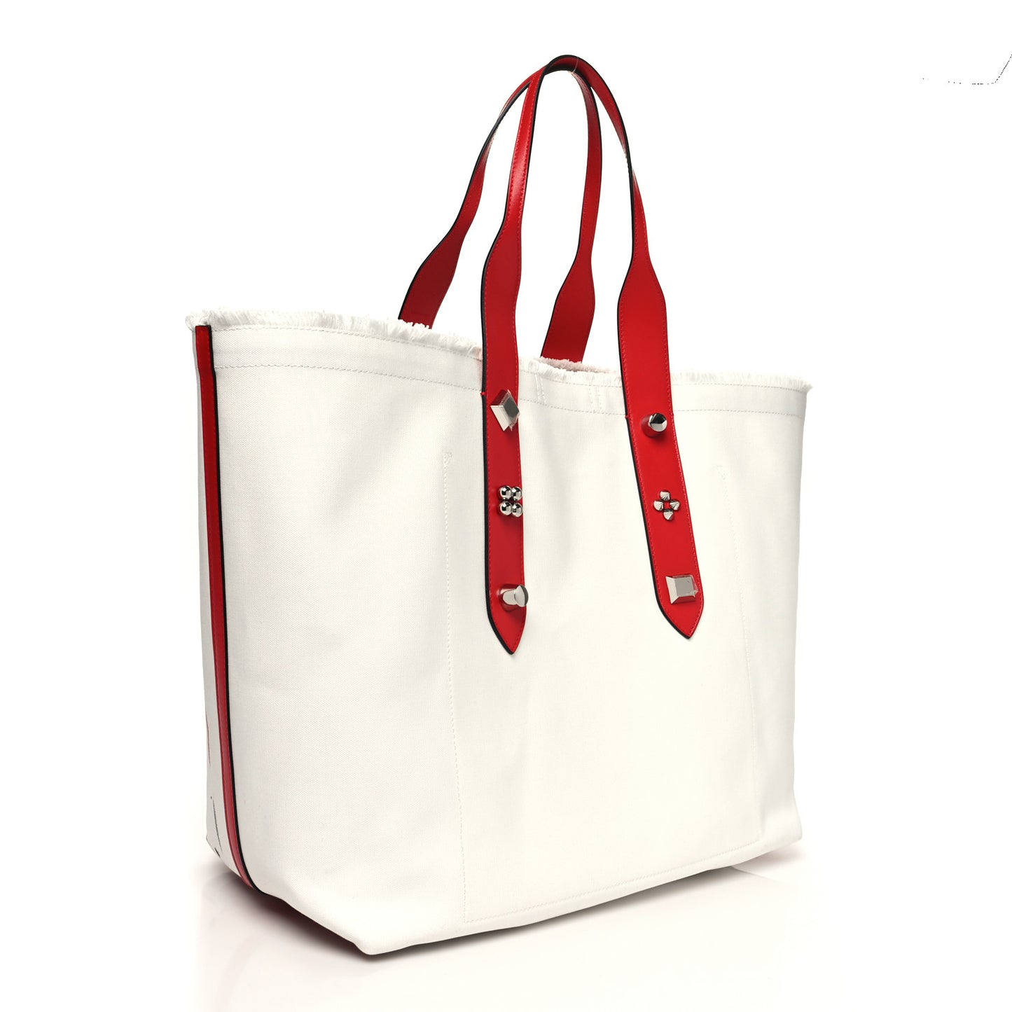 Canvas Frangibus Tote White Multicolor