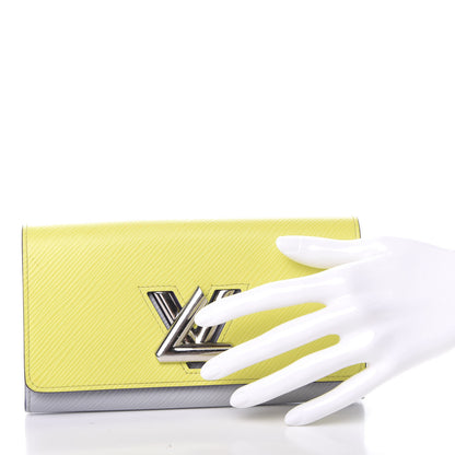 Louis Vuitton Epi Twist Wallet Yellow 2 of 6
