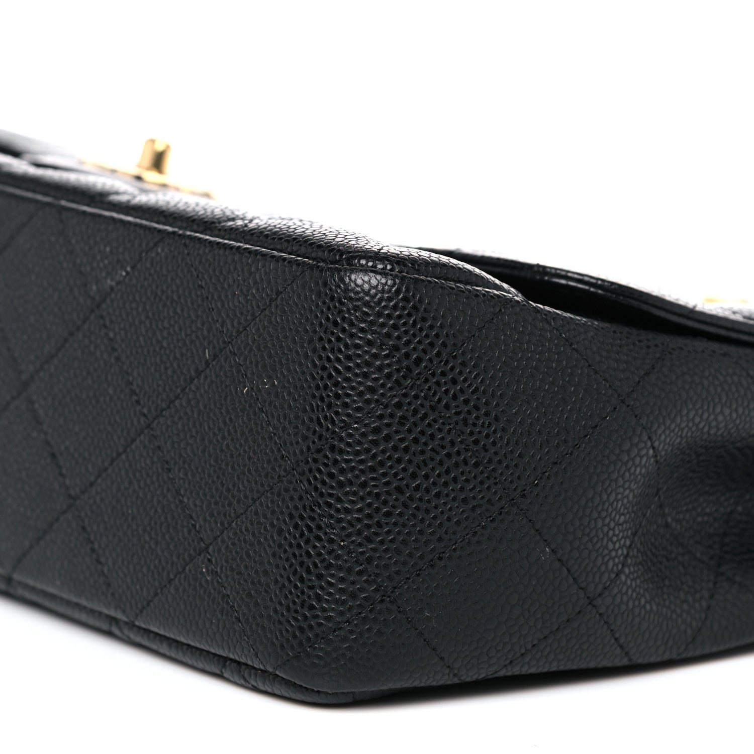 Chanel Caviar Quilted Jumbo Single Flap Black 9 of 13
