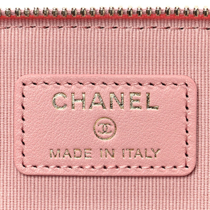 Chanel Caviar Quilted Small Vanity Case With Chain Pink 6 of 8