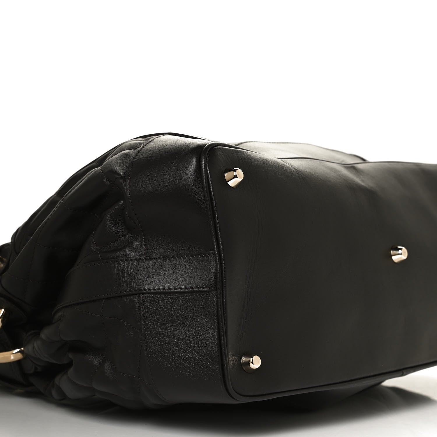 Burberry Calfskin Quilted Beaton Satchel Dark Brown 8 of 10
