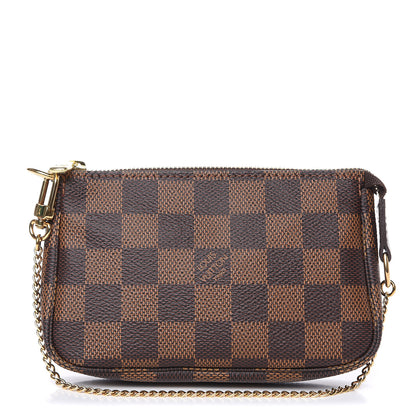 Louis Vuitton Damier Ebene Mini Pochette Accessories 1 of 7