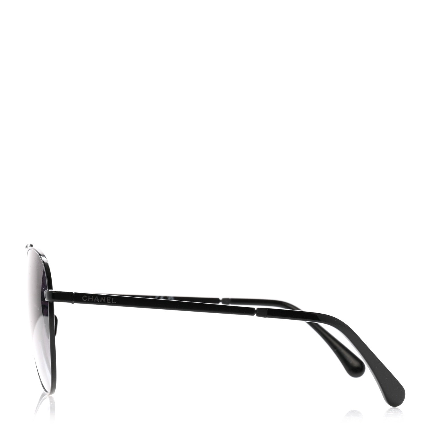Chanel Metal Aviator Sunglasses 4279-B Black 3 of 10