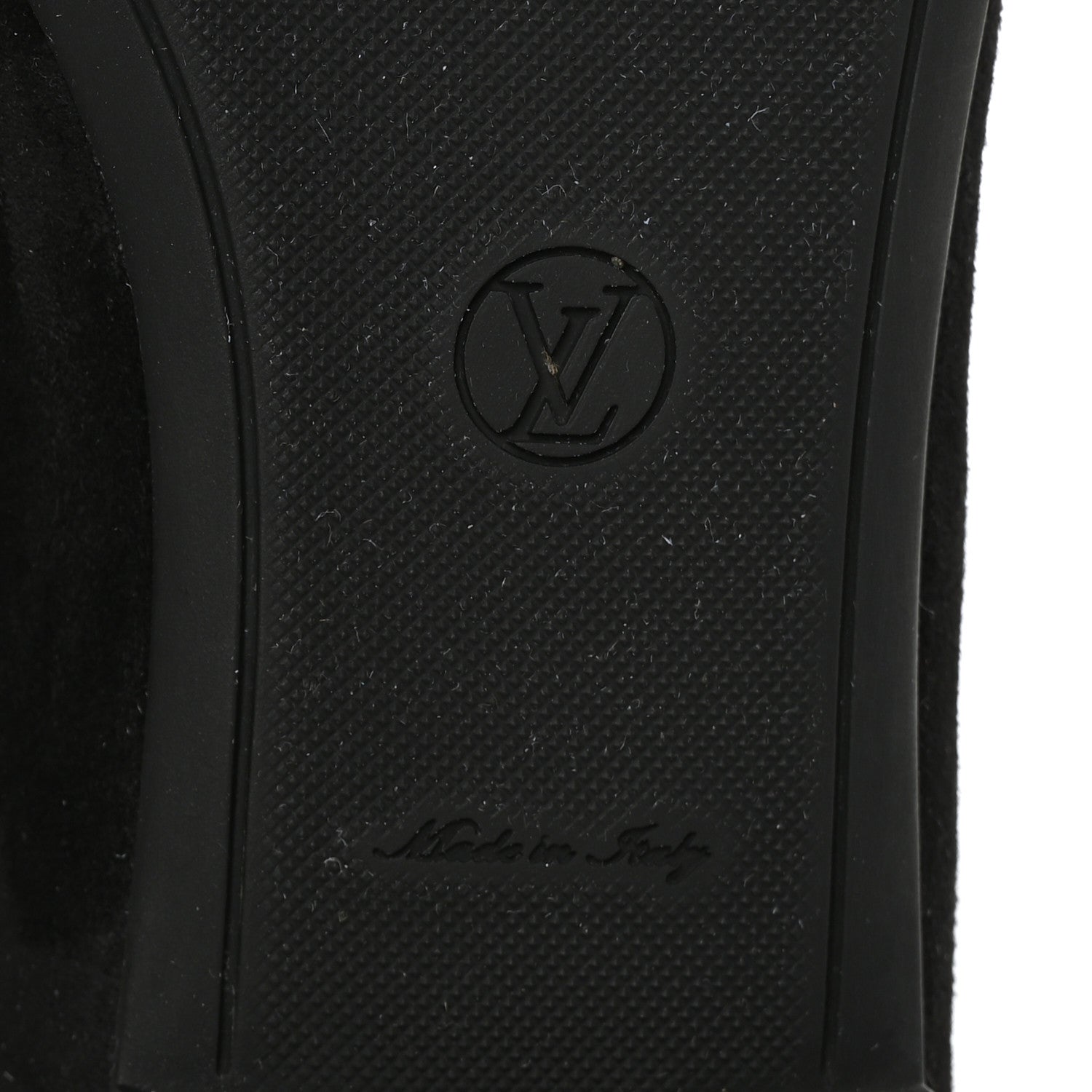 Louis Vuitton Suede Monogram Uniformes Ballet Flats 40 Black 8 of 8