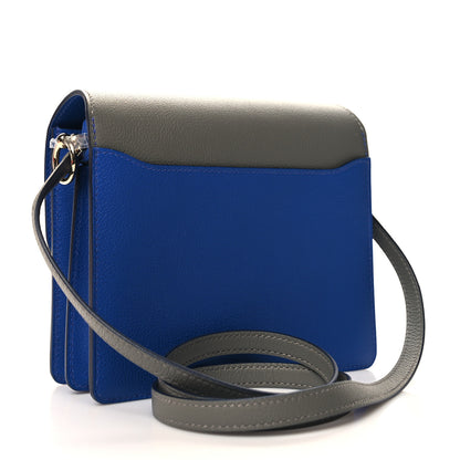 Hermes Evercolor Mini Sac Roulis Gris Meyer Bleu Royal 3 of 10