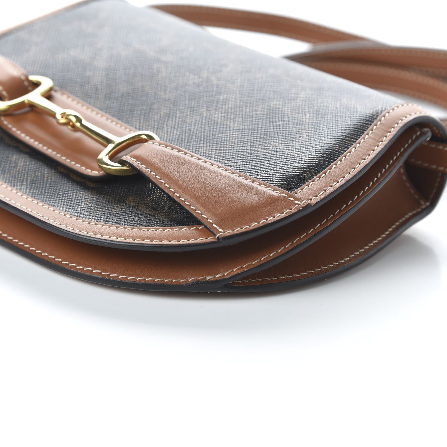 Celine Triomphe Canvas Small Crecy Bag Tan 7 of 11