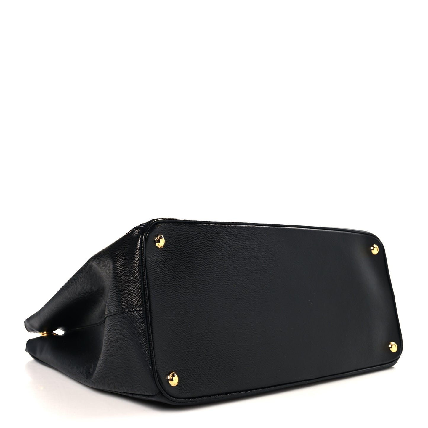 affiano Lux Extra Large Galleria Double Zip Tote Black