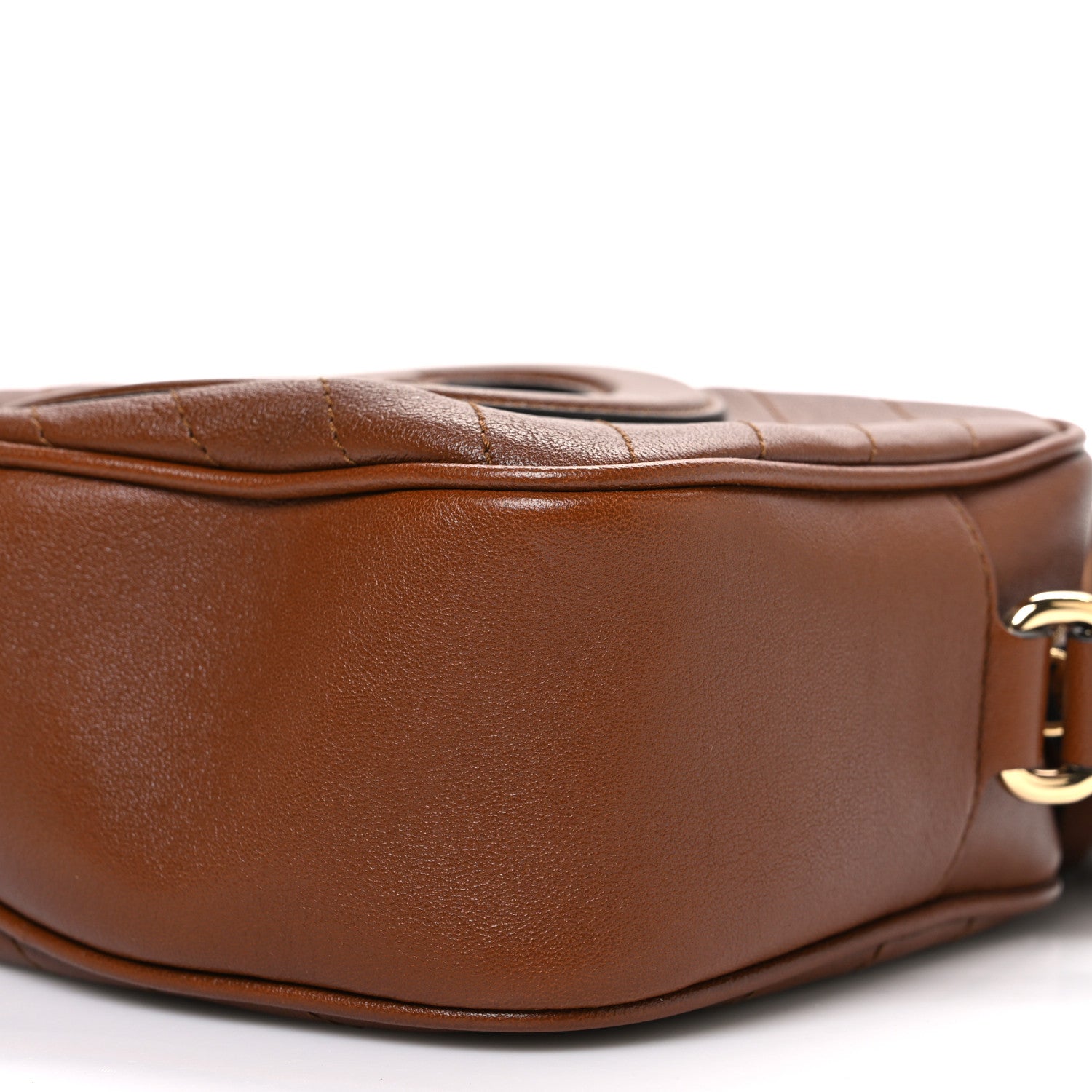Gucci Sakai Be Green Calfskin Diagonal Stitched Small Blondie Shoulder Bag Cuir 10 of 10