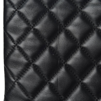 Chanel Lambskin Quilted Medium Cosmetic Case Black 11 of 12