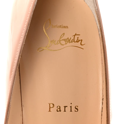 Christian Louboutin Patent Pigalle Follies 100 Pumps 39.5 Nude 8 of 9