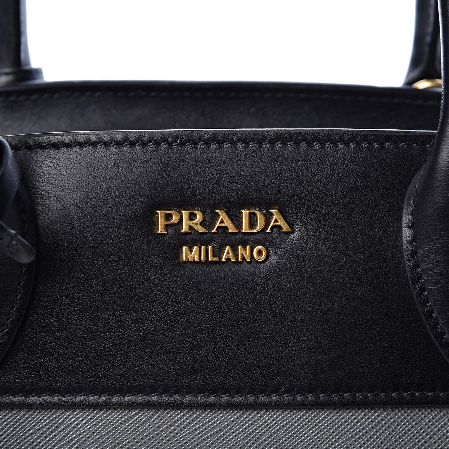 Saffiano City Calf Medium Esplanade Tote Mercurio Black