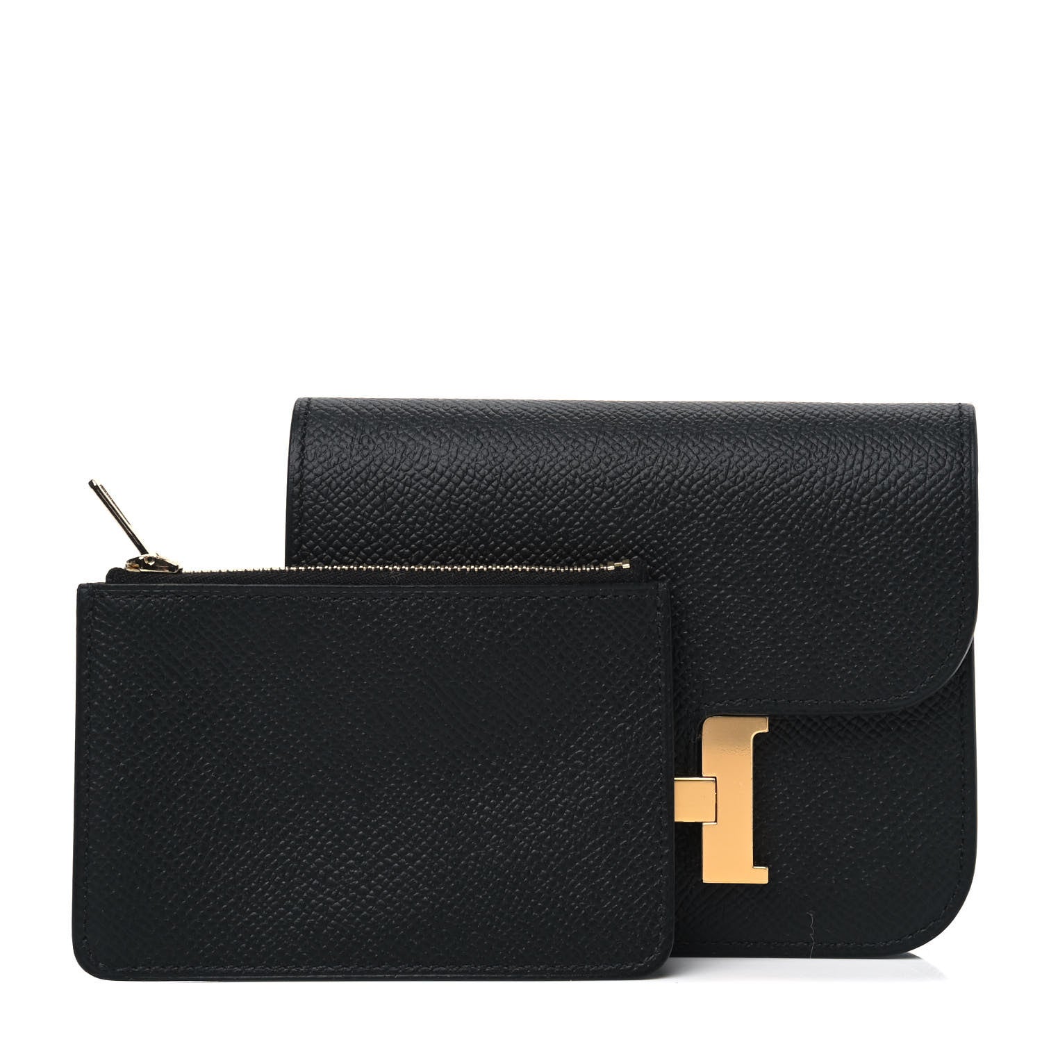 Hermes Epsom Constance Slim Wallet Black 2 of 6