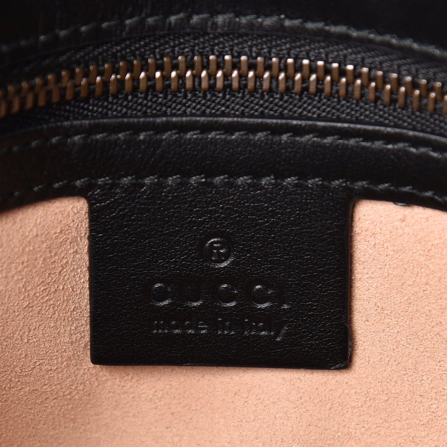 Calfskin Matelasse Small GG Marmont Shoulder Bag Black