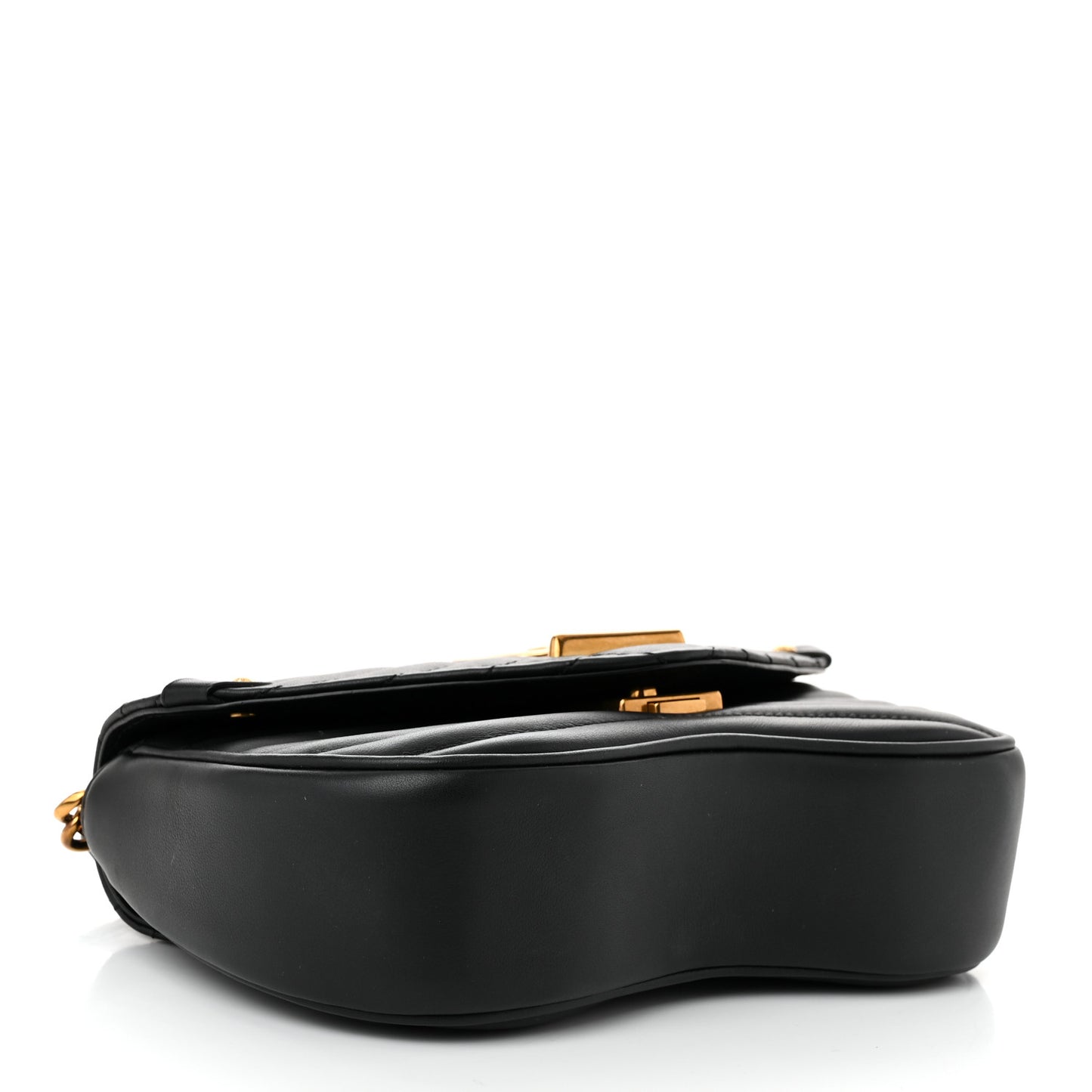 Calfskin New Wave Chain PM Black