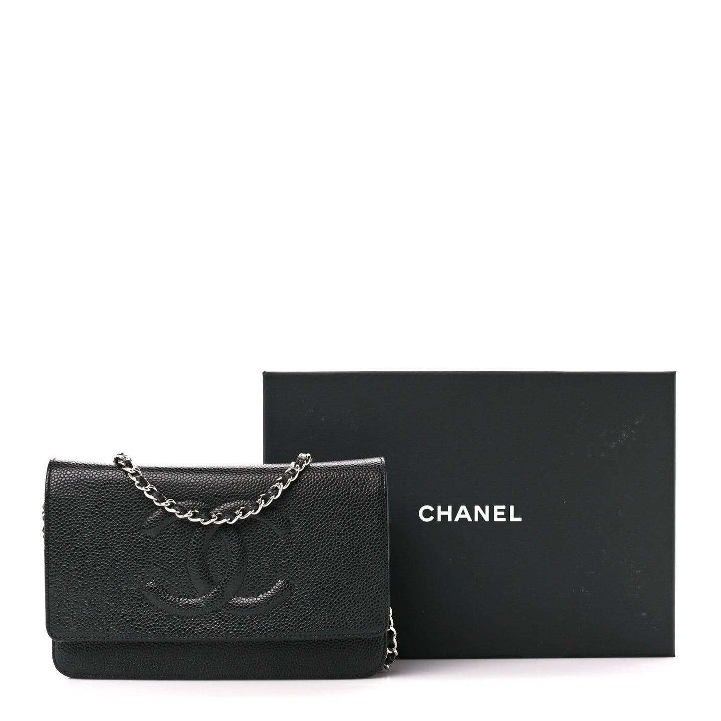 Caviar Timeless CC Wallet on Chain WOC Black