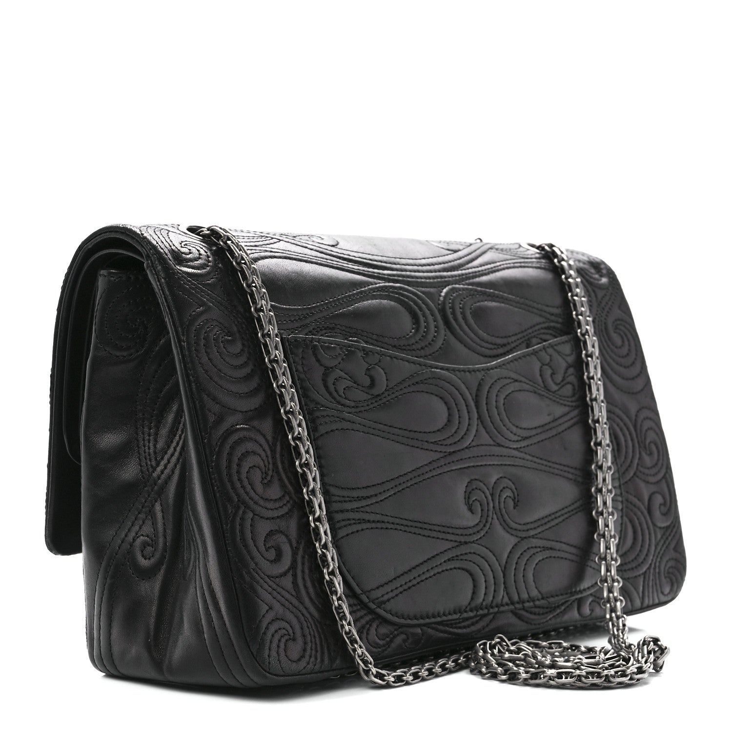 Chanel Lambskin 2.55 Reissue 226 Moscou Flap Black 3 of 11