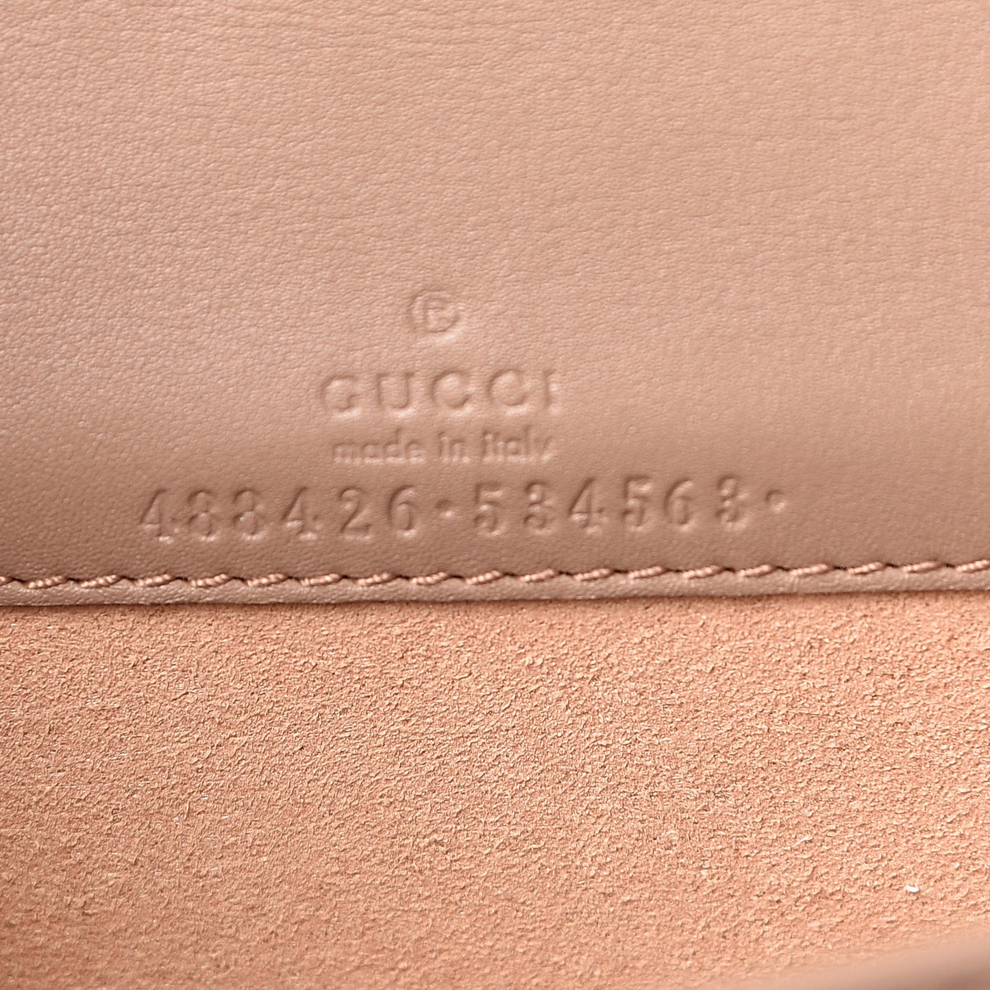 Calfskin Matelasse GG Marmont Mini Bag Porcelain Rose