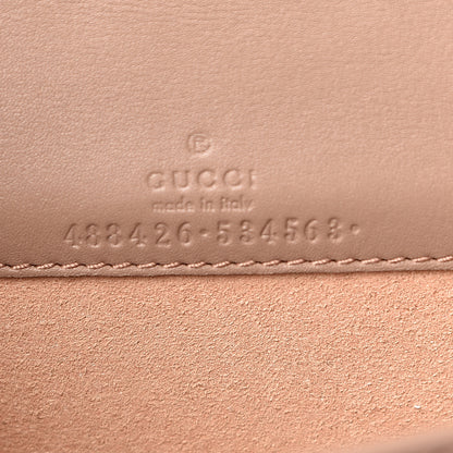 Gucci Calfskin Matelasse GG Marmont Mini Bag Porcelain Rose 6 of 11