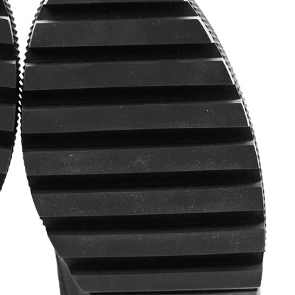 Louis Vuitton Suede Calfskin Jacquard Since 1854 Laureate Platform Desert Boots 37.5 Black 10 of 11