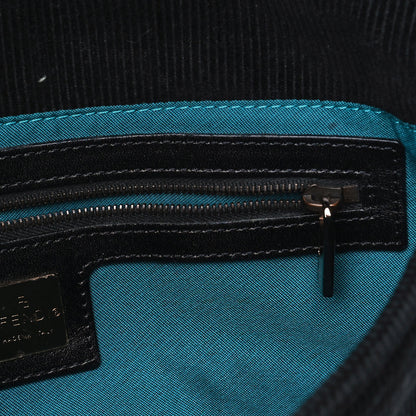 Fendi Corduroy Baguette Black 5 of 9