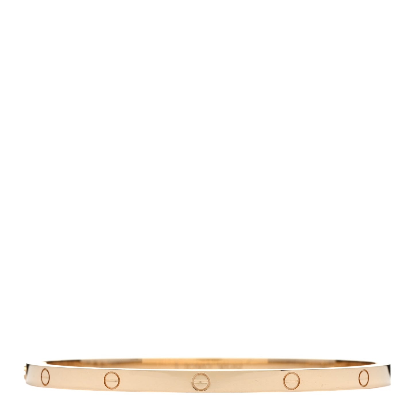 18K Yellow Gold Small LOVE Bracelet 17