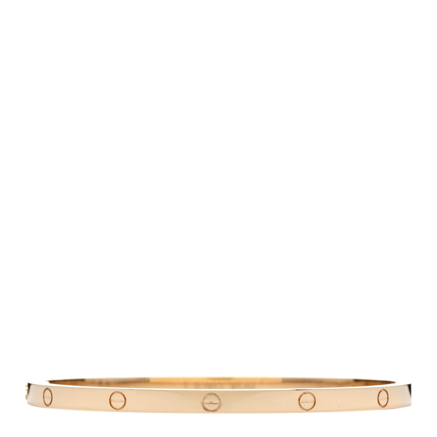 Cartier 18K Yellow Gold Small LOVE Bracelet 17 2 of 6