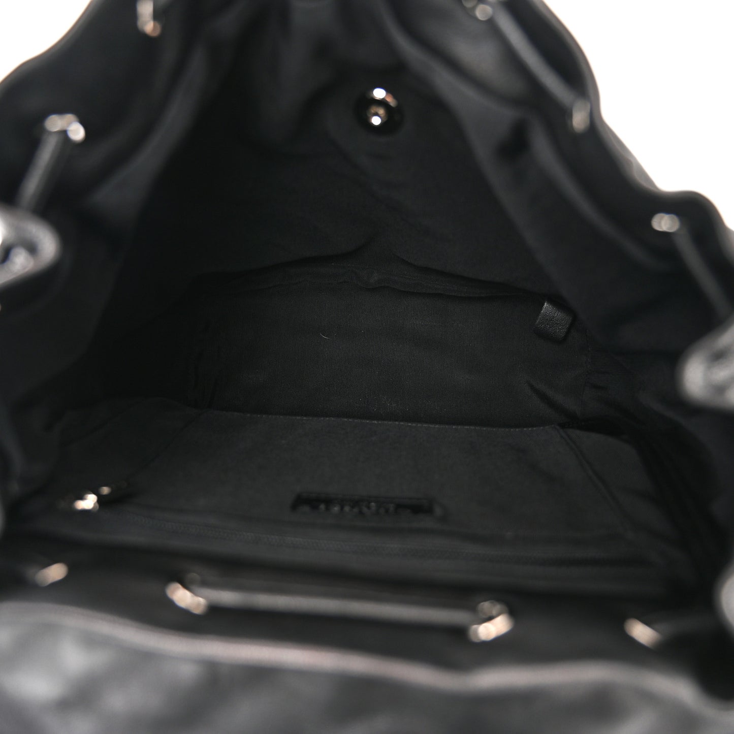 Lambskin Quilted Large Urban Spirit Backpack Black