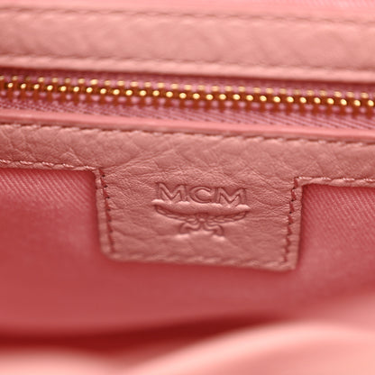 MCM Visetos Small Essential Backpack Pink 6 of 15
