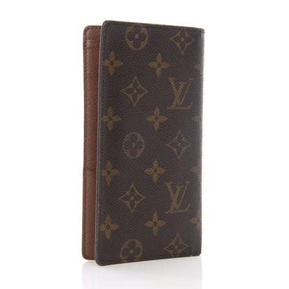 Louis Vuitton Monogram Porte Valeurs Checkbook Wallet 2 of 8
