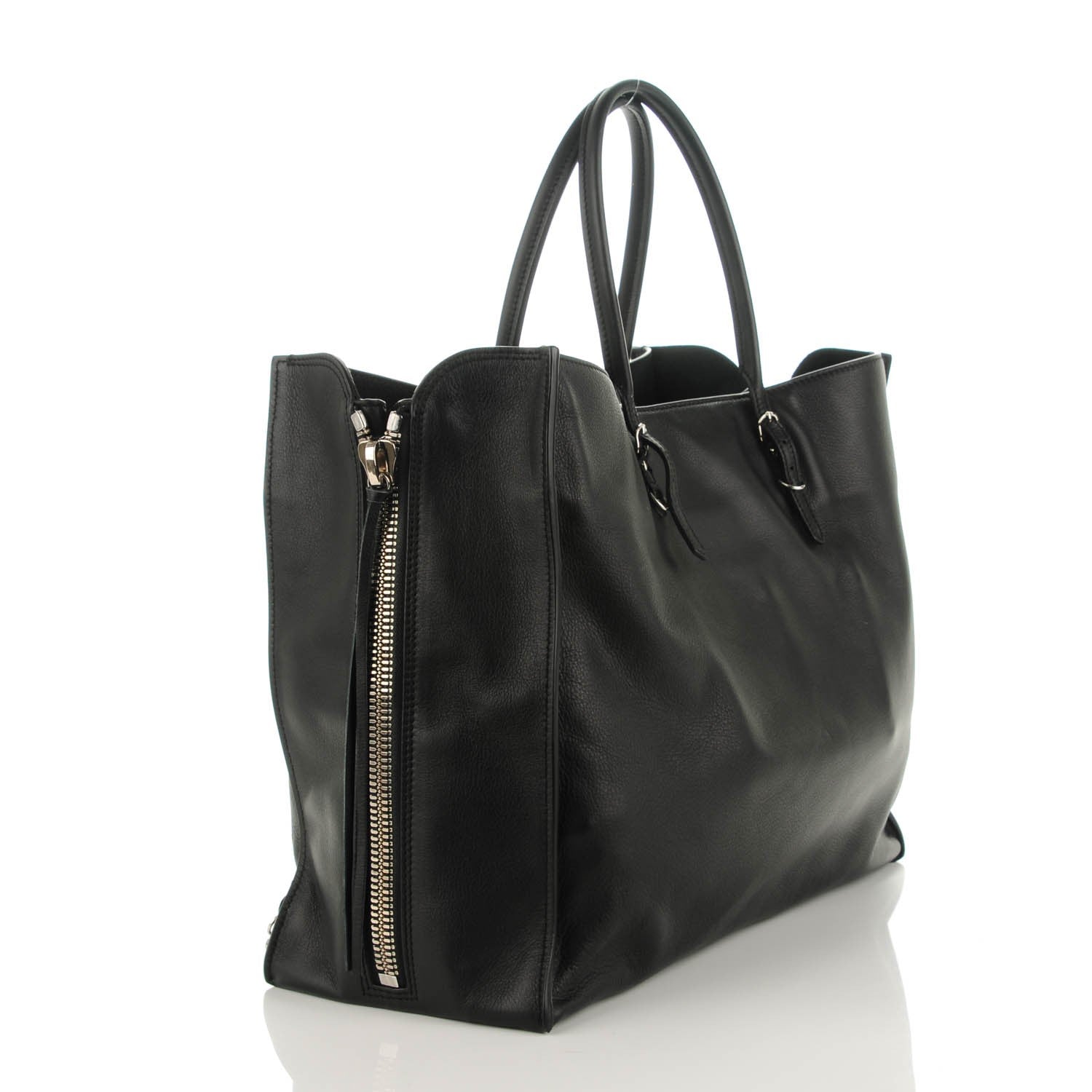 Balenciaga Supple Calfskin Papier A4 Tote Black 3 of 7