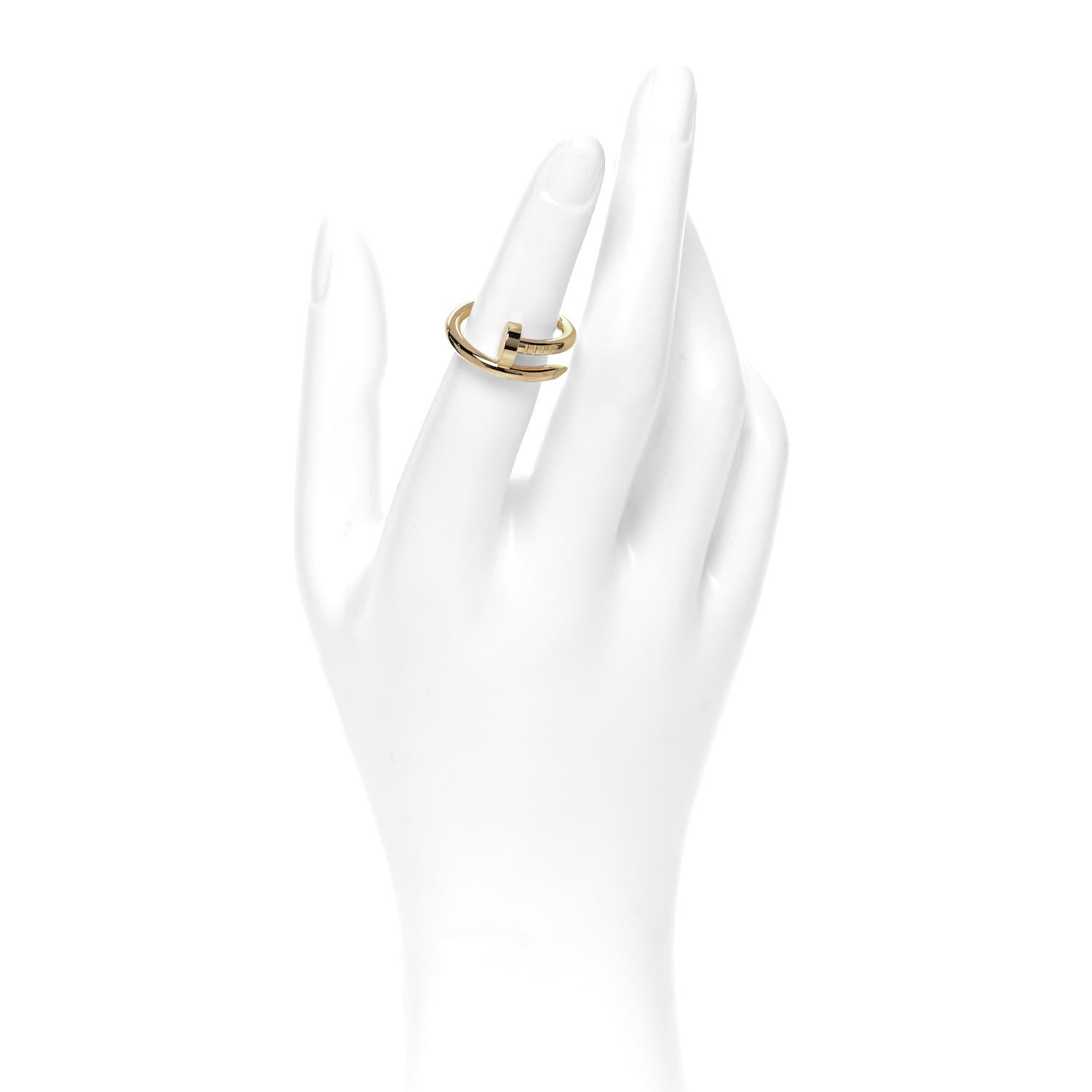 Cartier 18K Yellow Gold Juste Un Clou Ring 51 5.75 3 of 10