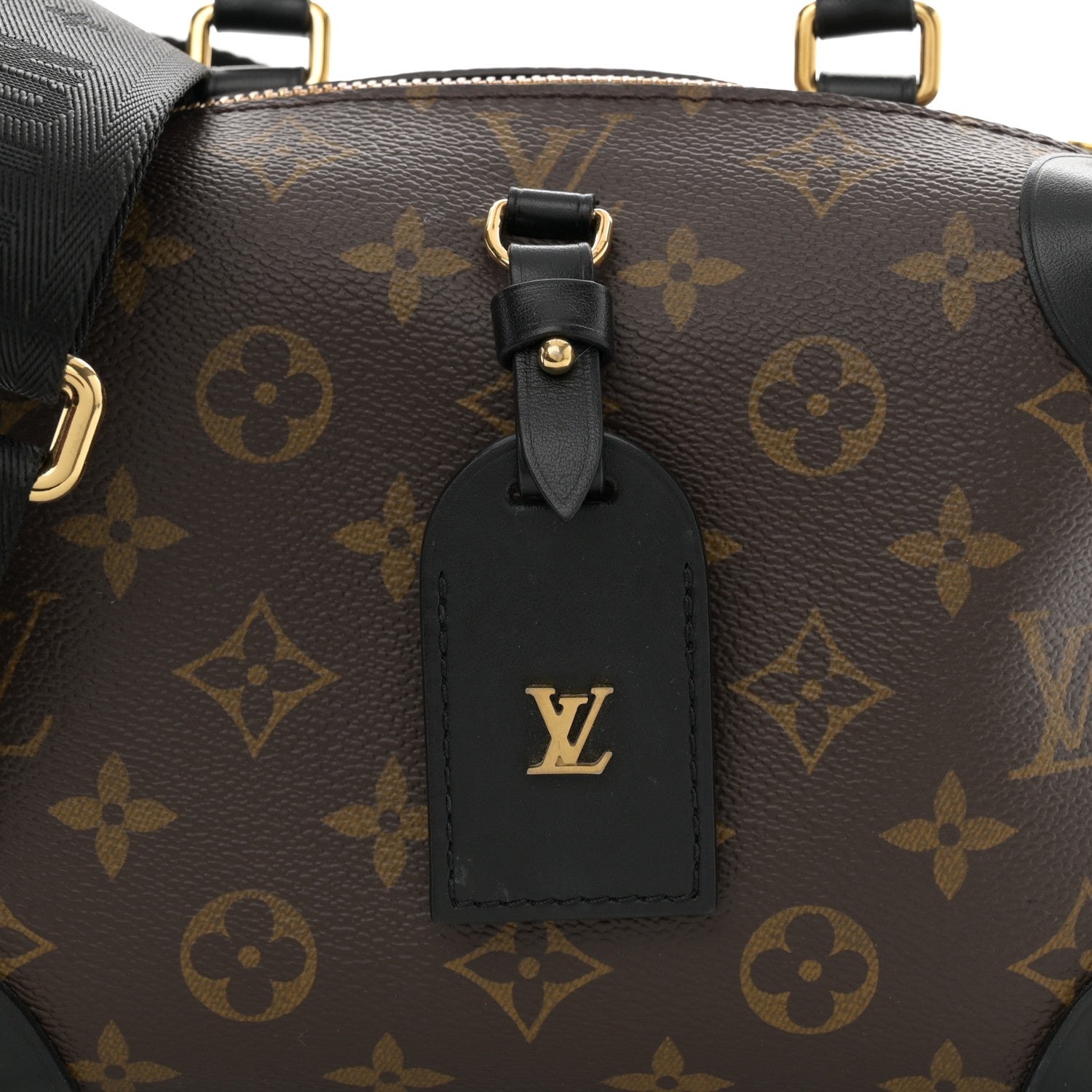 Louis Vuitton Monogram Petite Malle Souple Black 7 of 10