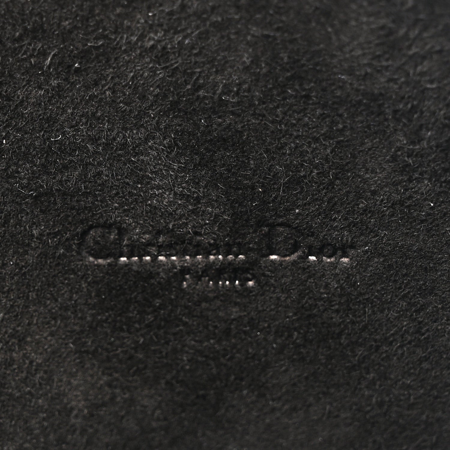 Christian Dior Grained Calfskin Caro Double Pouch Black 6 of 10