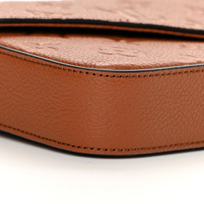 Louis Vuitton Empreinte Pochette Felicie Chain Wallet Cognac 10 of 12