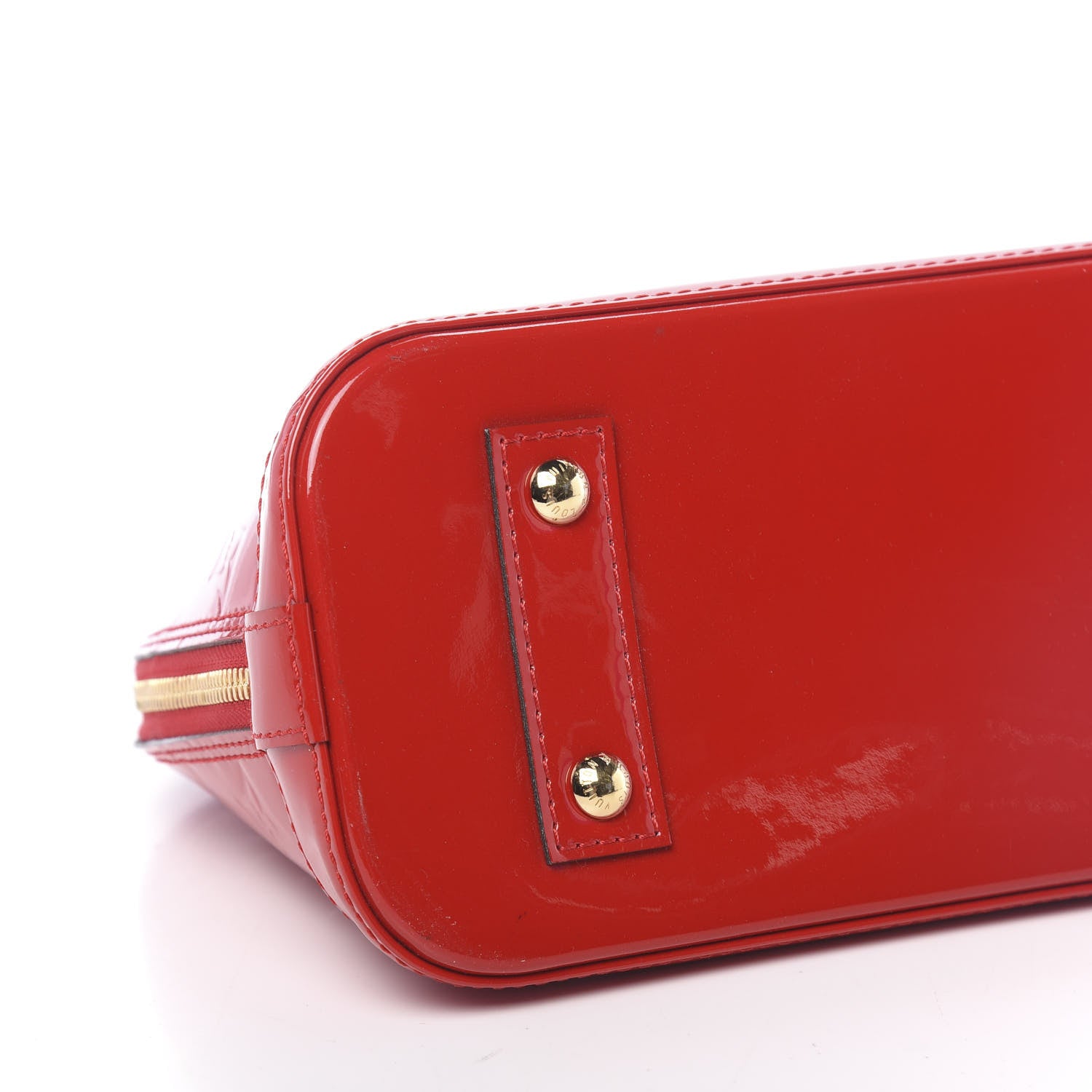 Louis Vuitton Vernis Alma BB Cherry 7 of 10