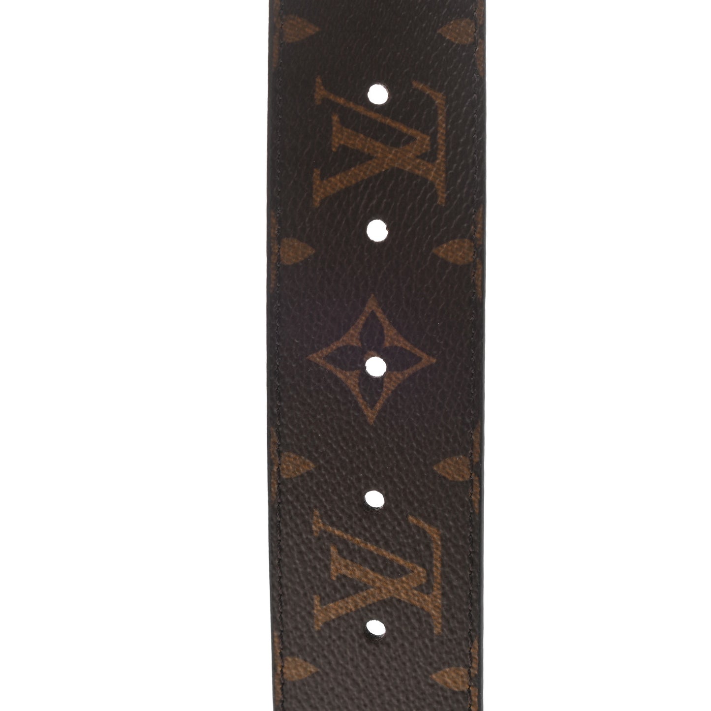Monogram Calfskin 40mm LV Initiales Reversible Belt 85 34 Black