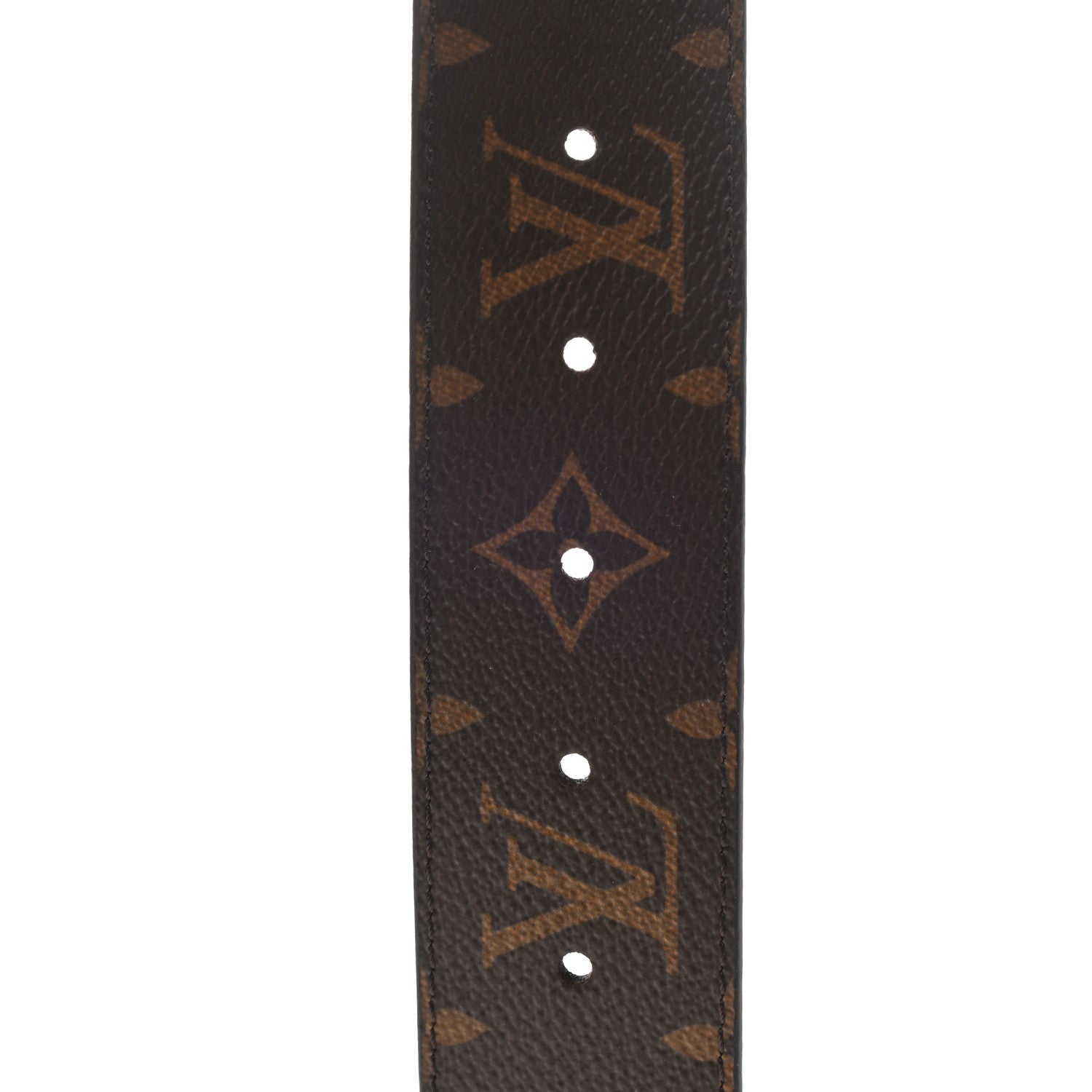Louis Vuitton Monogram Calfskin 40mm LV Initiales Reversible Belt 85 34 Black 7 of 8