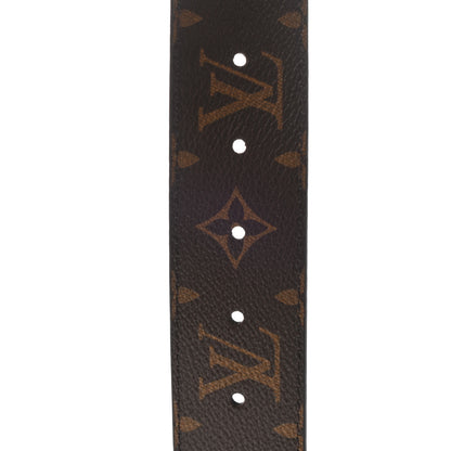 Louis Vuitton Monogram Calfskin 40mm LV Initiales Reversible Belt 85 34 Black 7 of 8
