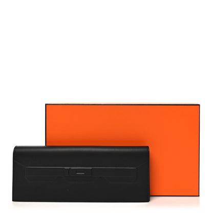Hermes Swift Shadow Clutch 29 Black 12 of 12