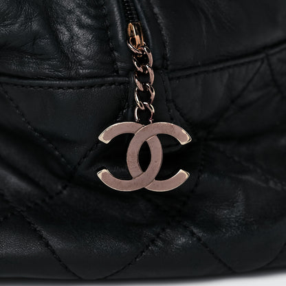 Chanel Lambskin Cloudy Bundle Bowler Black 15 of 15