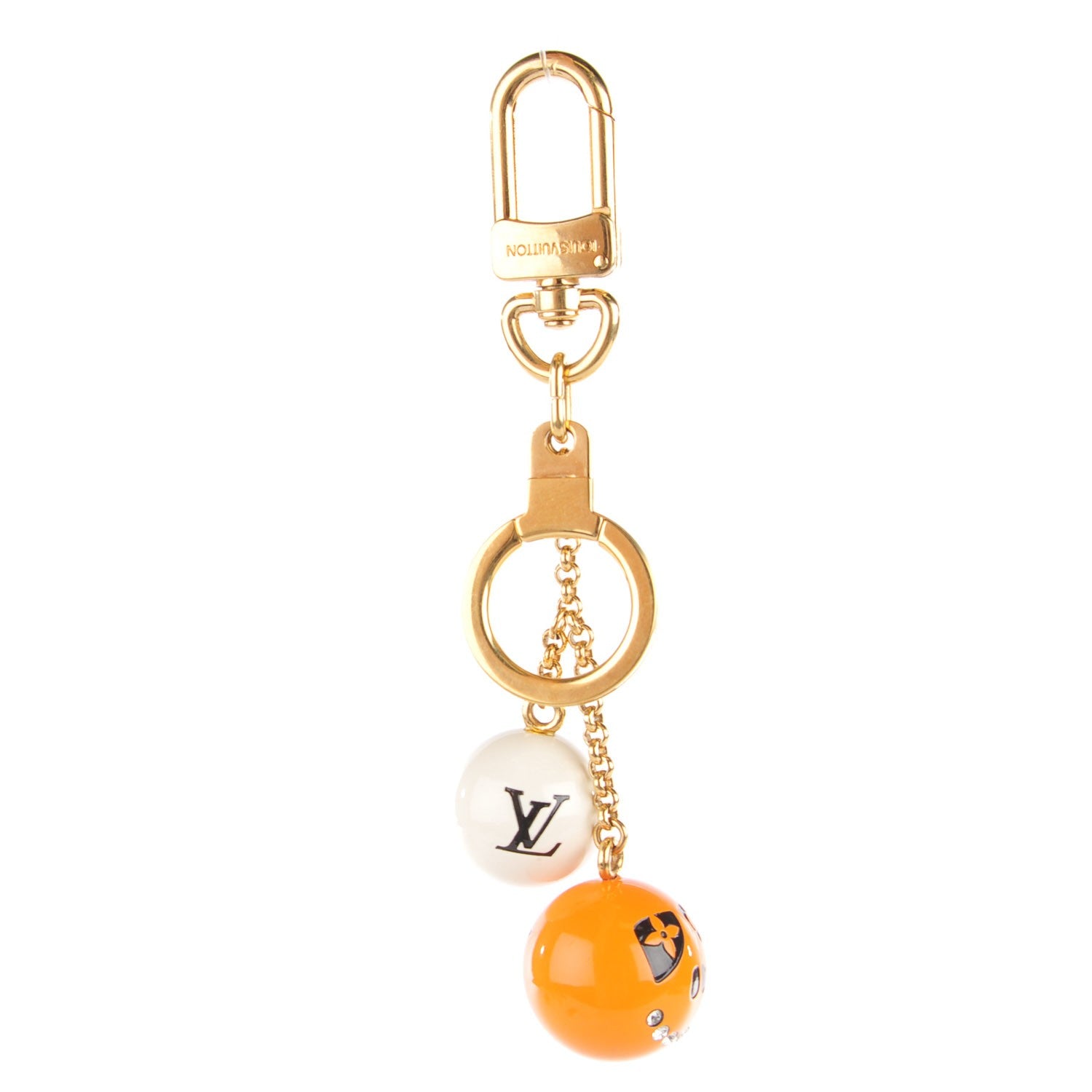 Louis Vuitton Halloween Jack and Lucie Key Holder Orange 3 of 5