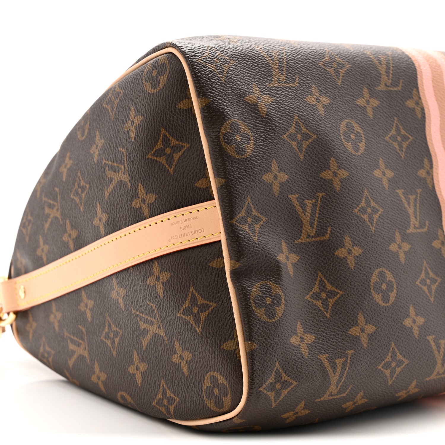 Louis Vuitton Mon Monogram Speedy Bandouliere 35 Light Pink Camel 8 of 9