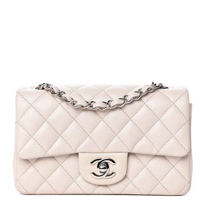 Chanel Caviar Quilted Mini Rectangular Flap Ivory 1 of 11