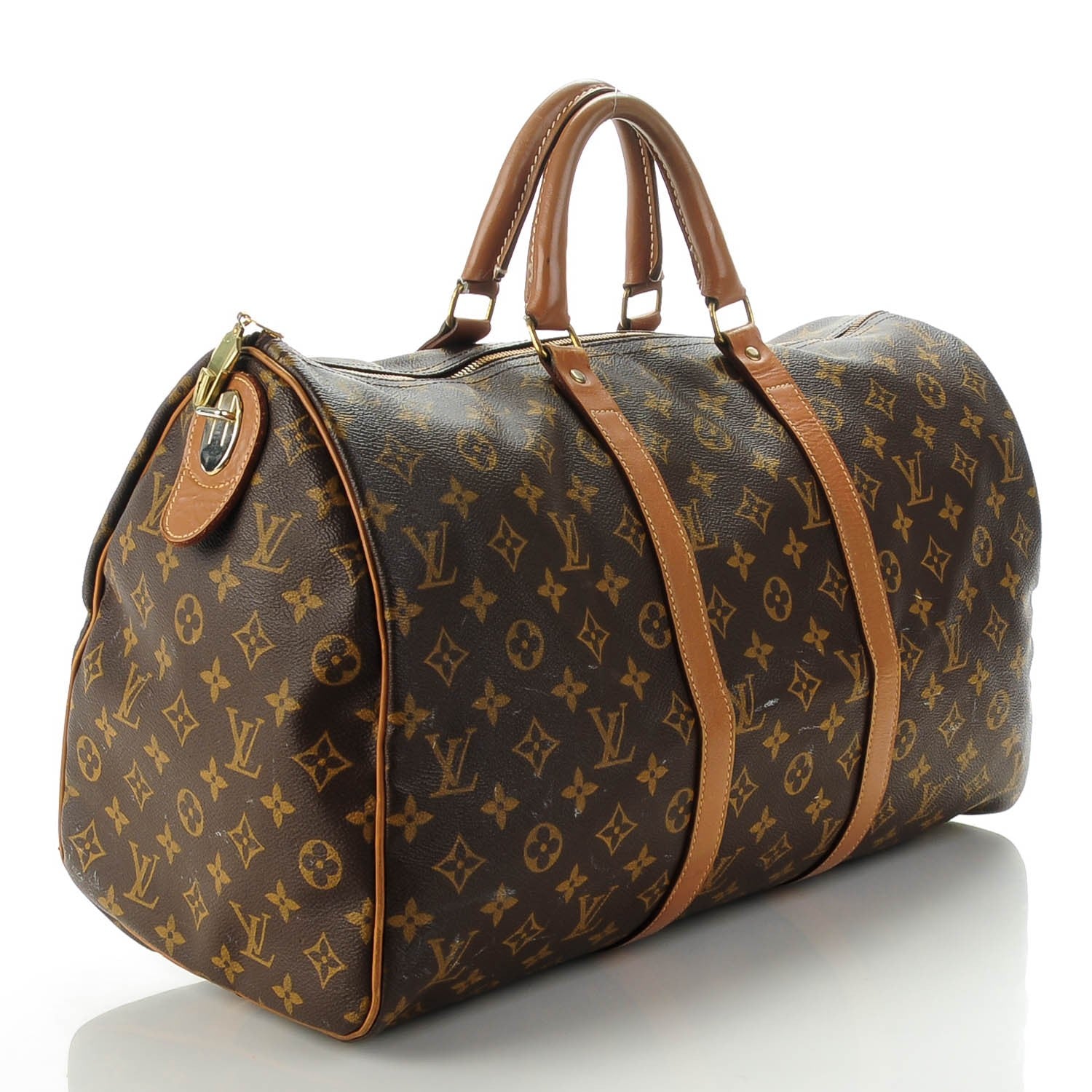 Louis Vuitton French Company Monogram Keepall 45 3 of 12
