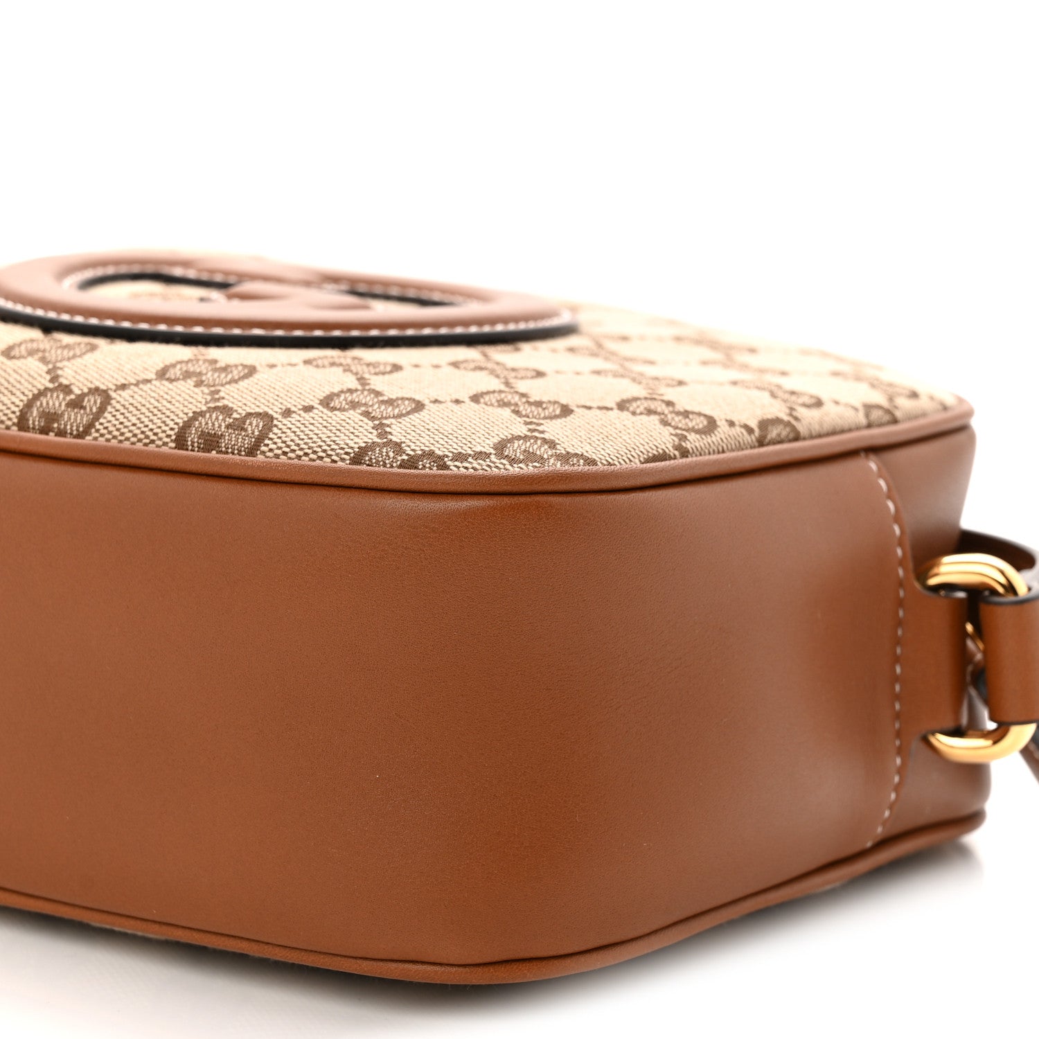 Gucci GG Supreme Calfskin Mini Blondie Bag Beige Ebony Sundial 9 of 9